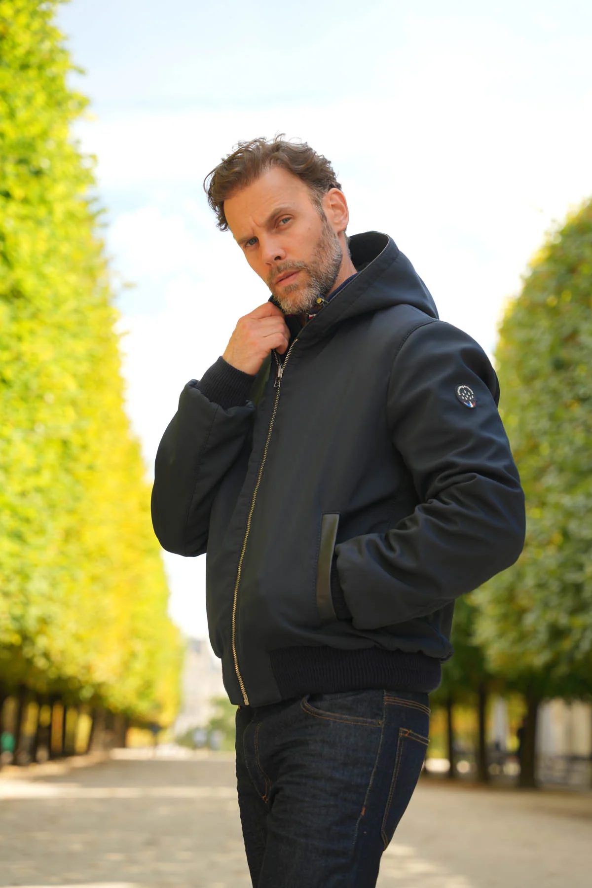 BLOUSON REVERSIBLE EN CUIR DRONE AIR - Image 5