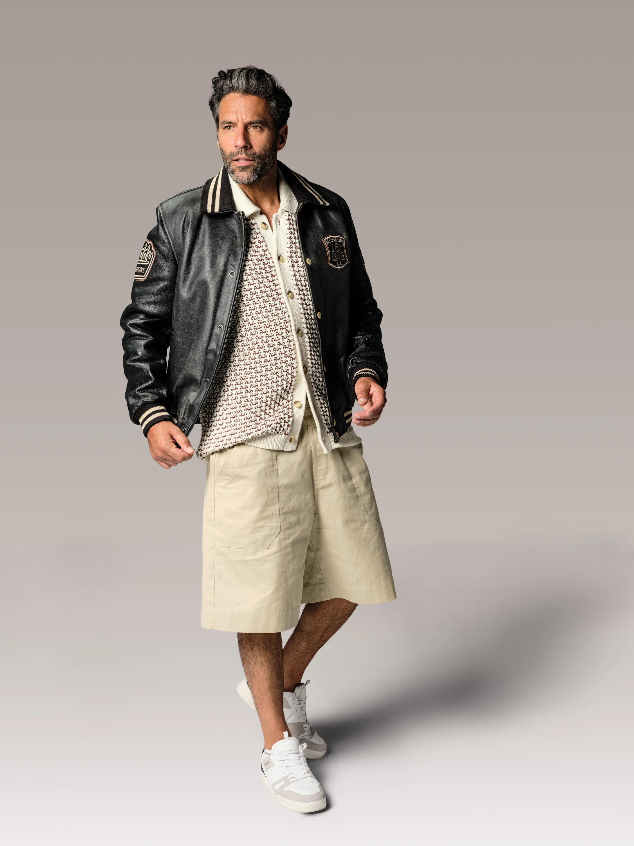 Blouson en cuir noir SKATBOARD COHIBA - Image 6