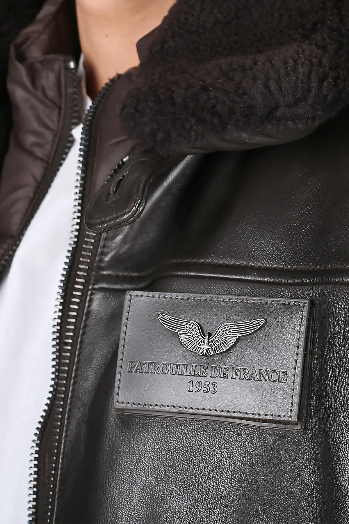 BLOUSON EN CUIR RAFAL 2.0 YCON Marron - Image 5