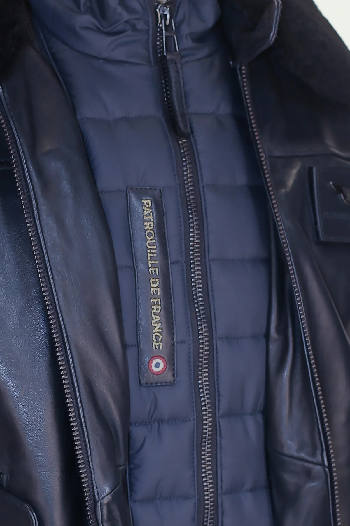 BLOUSON EN CUIR RAFAL 2.0 YCON Marine - Image 8