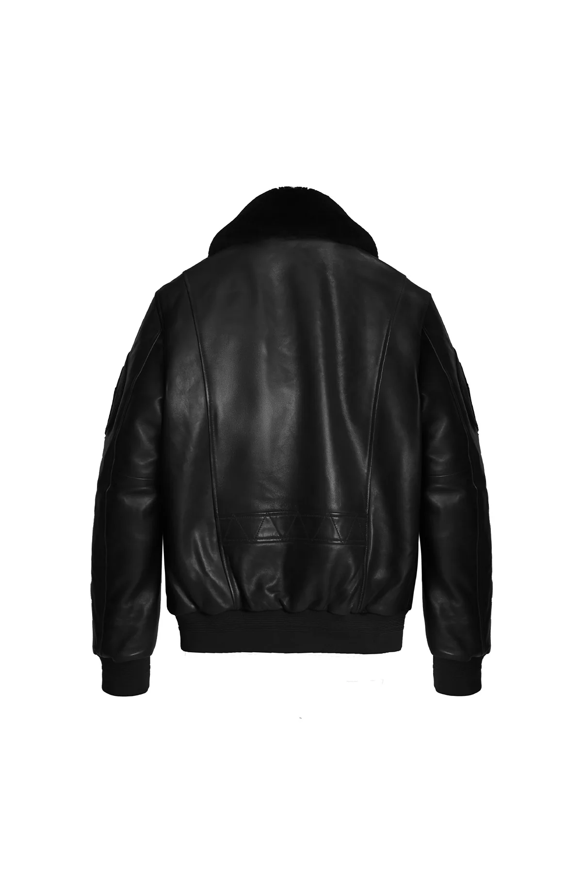 BLOUSON EN CUIR RAFAL 2.0 YCON Noir - Image 7