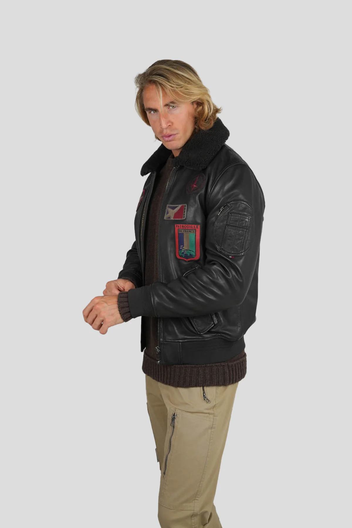 BLOUSON EN CUIR RANGER ALPHA - Image 4