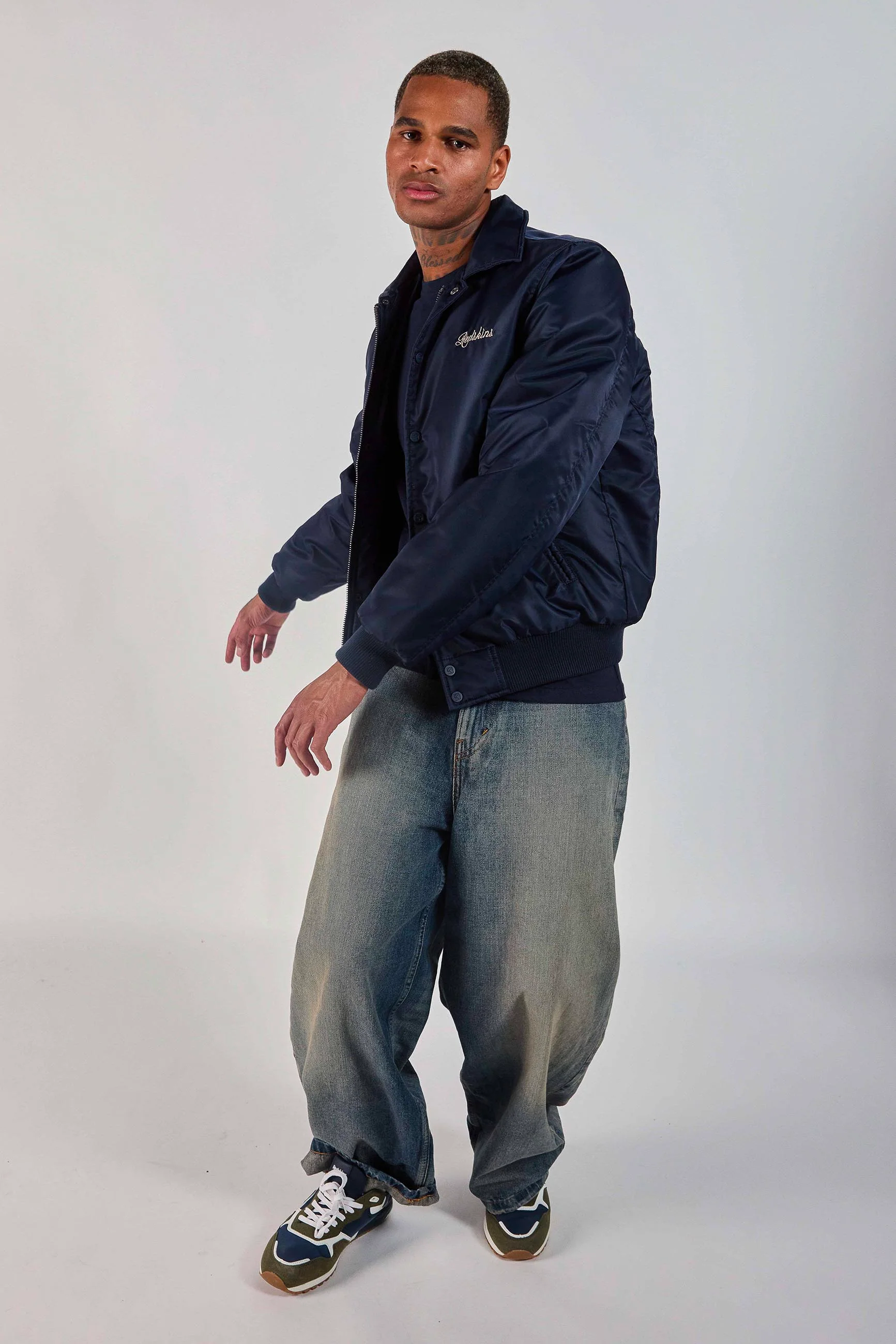 Bombers Dragon Fighter bleu marine - Image 4