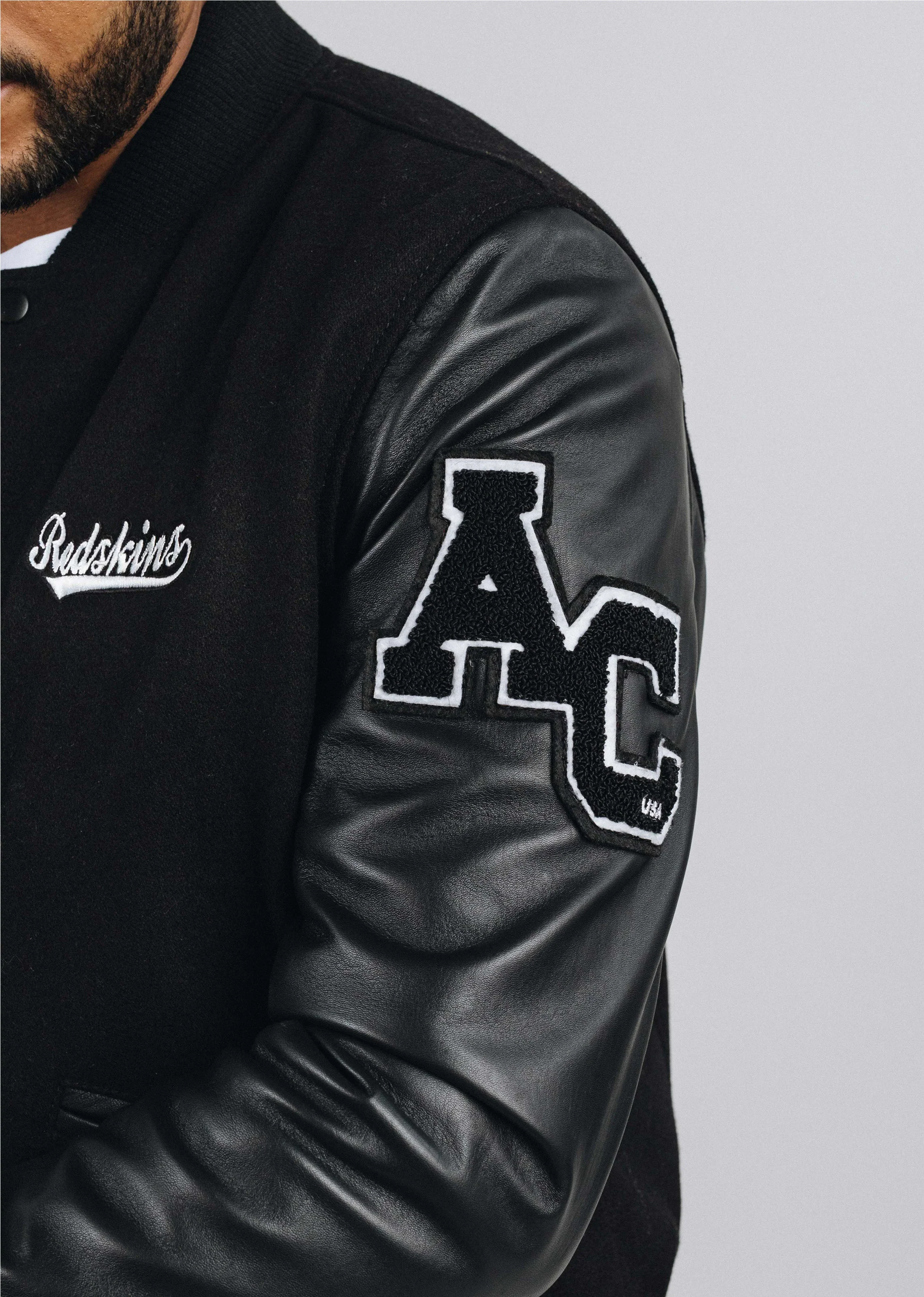 Cuir noir COLLEGE MICHIGAN - Image 3