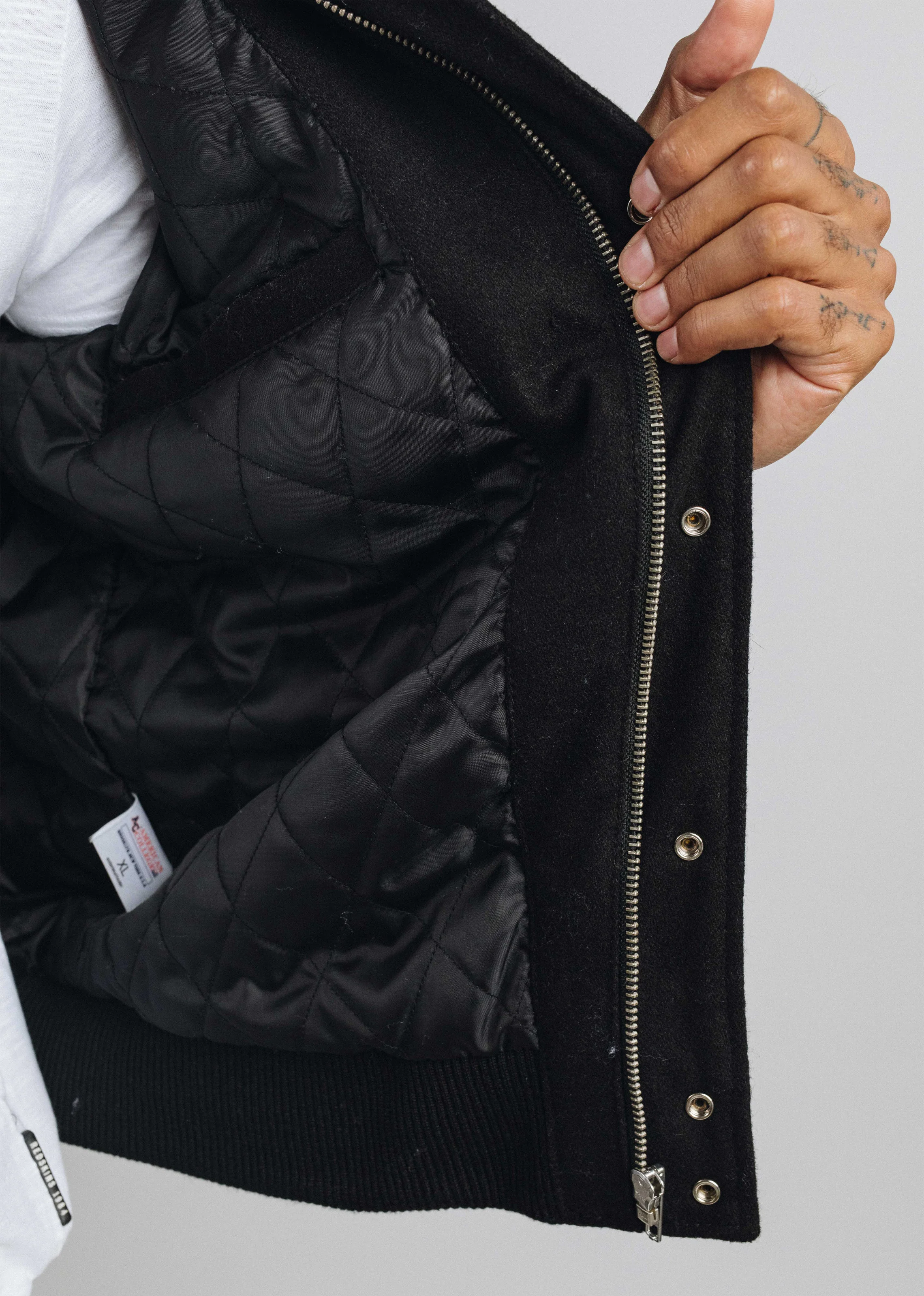 Cuir noir COLLEGE MICHIGAN - Image 6