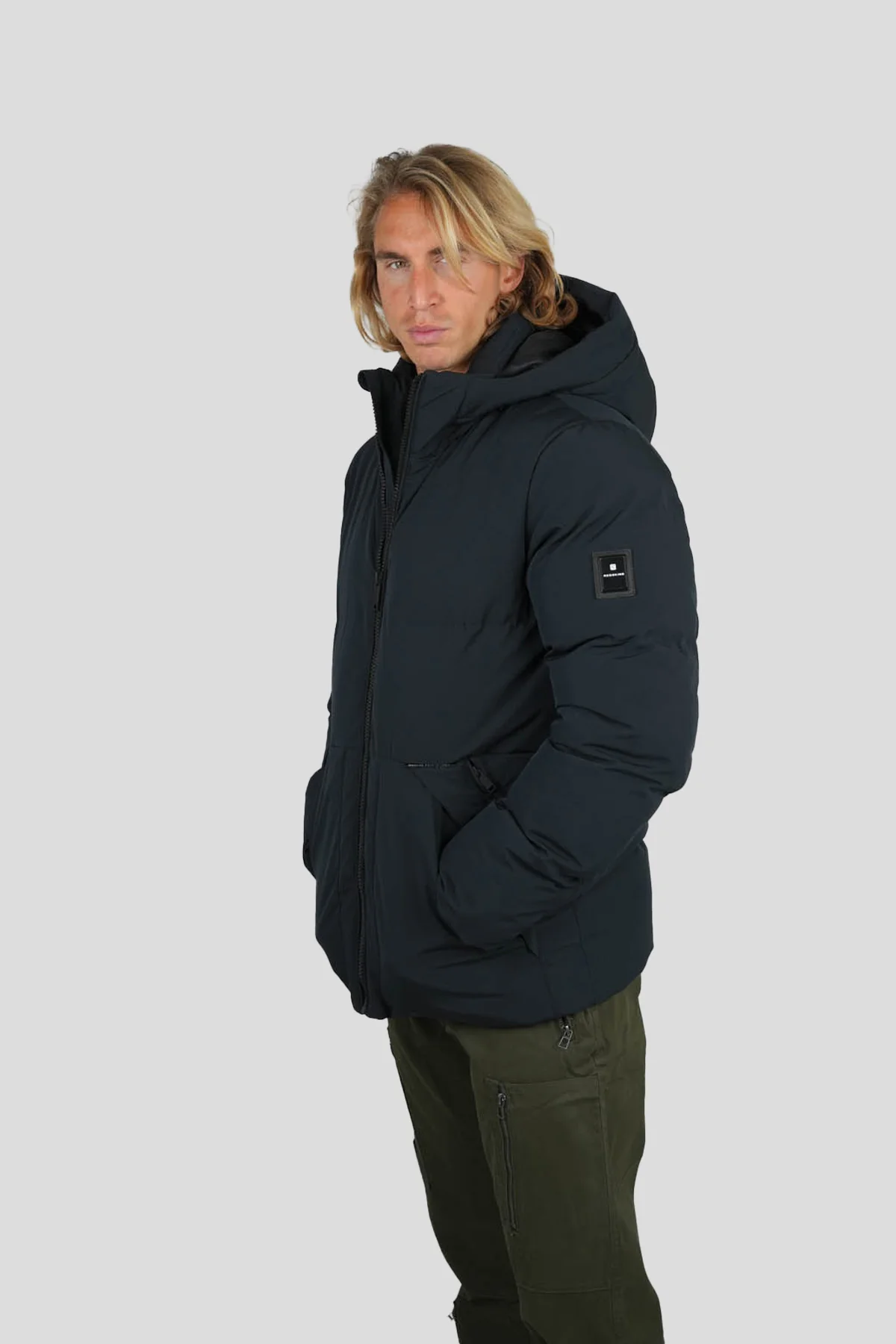 Doudoune bleu marine ALTAI KIRI - Image 4