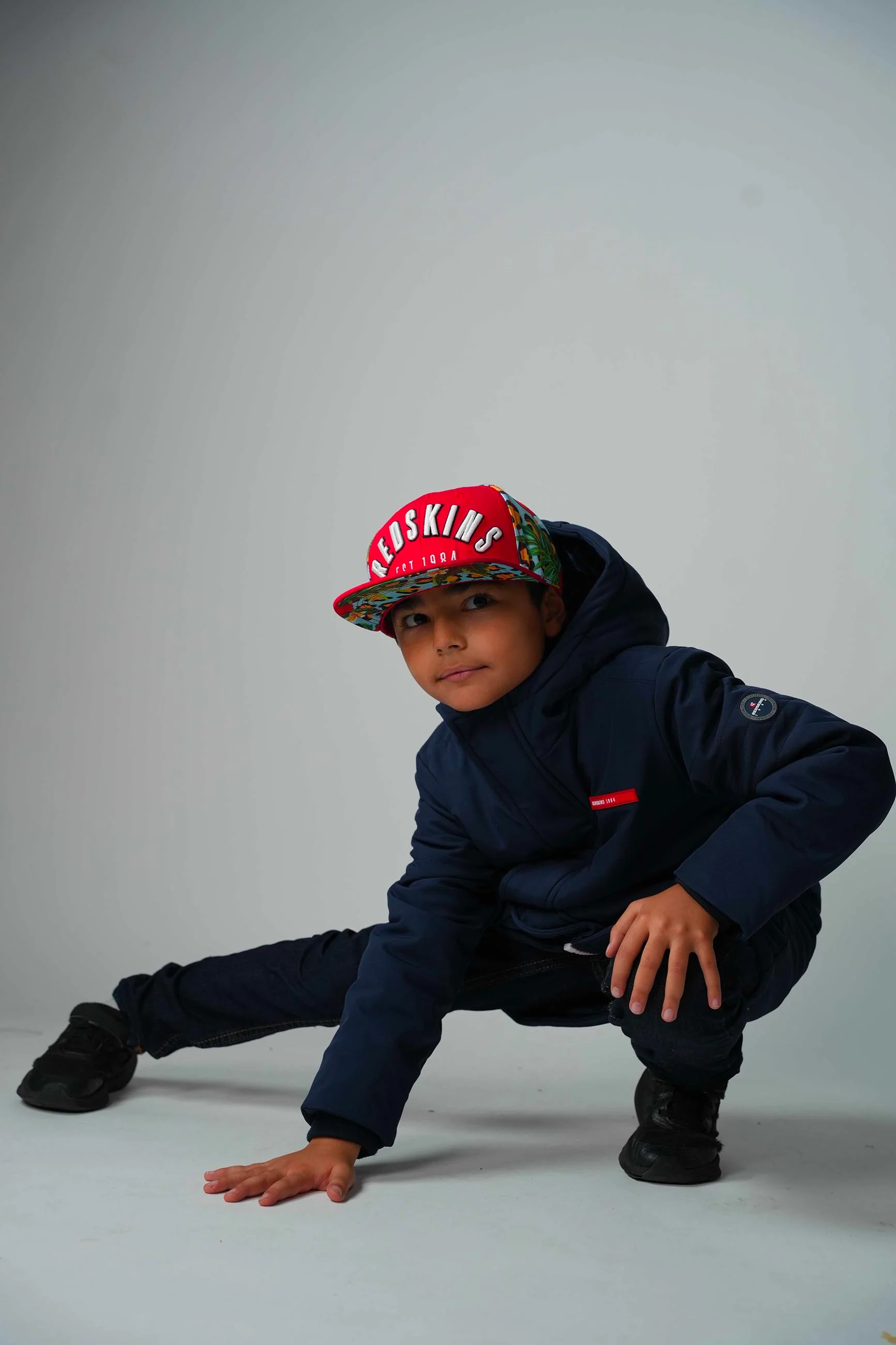 Parka enfant bleu marine - Image 4